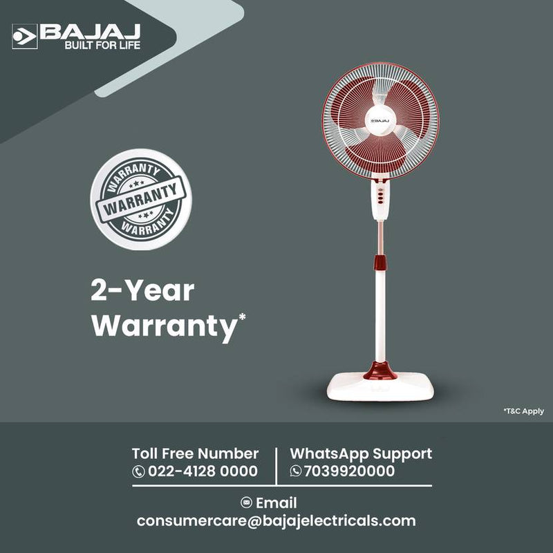 Bajaj Rapido 400 MM Pedestal Fan For Home-3