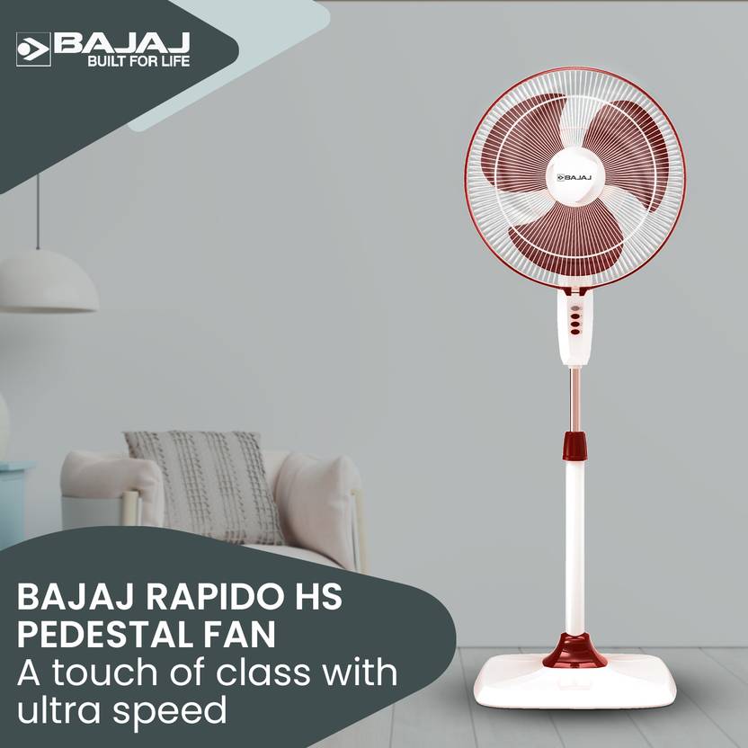 Bajaj Rapido 400 MM Pedestal Fan For Home-2
