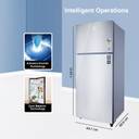 Godrej 238 L Frost Free Double Door 2 Star Refrigerator with Advanced Inverter and 95%+ Food Surface Disinfection (Steel Glow, 253B RI ST GL)