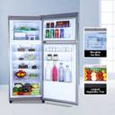 Godrej 238 L Frost Free Double Door 2 Star Refrigerator with Advanced Inverter and 95%+ Food Surface Disinfection (Steel Glow, 253B RI ST GL)