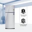 Godrej 238 L Frost Free Double Door 2 Star Refrigerator with Advanced Inverter and 95%+ Food Surface Disinfection (Steel Glow, 253B RI ST GL)