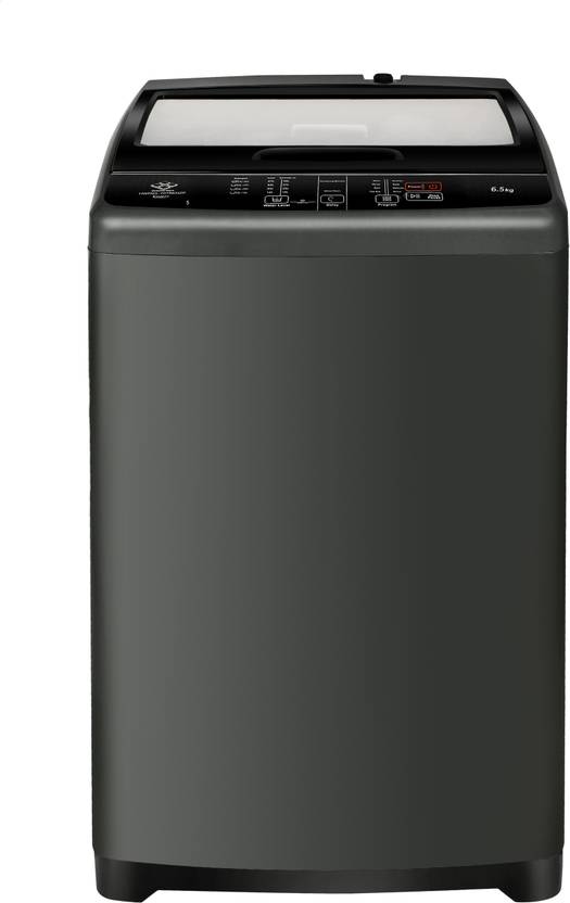 Haier 7 KG Oceanus wave drum, Softfall techonology Fully Automatic Top Load Washing Machine Grey (HWM70-708BKNZP)-1