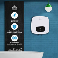 Midea MWH25-20EVN1(IN)W 25 L Storage Water Geyser-3