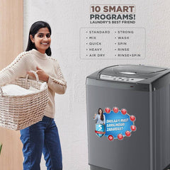 Intex 7.5 kg Fully Automatic Top Load Washing Machine Grey (FA75BGPT)-2