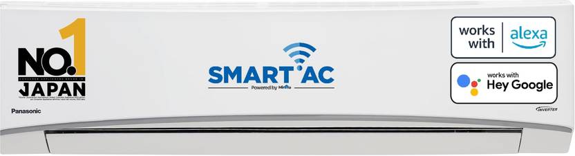 Panasonic 2023 Model 1.5 Ton 3 Star Hot and Cold Split Inverter with Wi-fi AC (CS-KZ18AKYF/CU-KZ18AKYF, White)