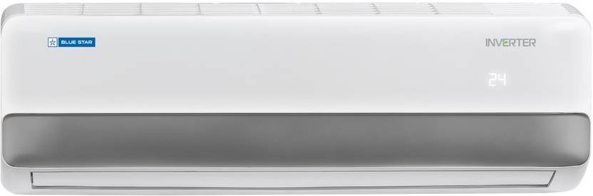 Blue Star 2023 Model 1 Ton 3 Star Split Inverter AC (ID312ONU, White Silver)