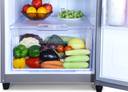 Godrej 238 L Frost Free Double Door 2 Star Refrigerator with Advanced Inverter and 95%+ Food Surface Disinfection (Steel Glow, 253B RI ST GL)