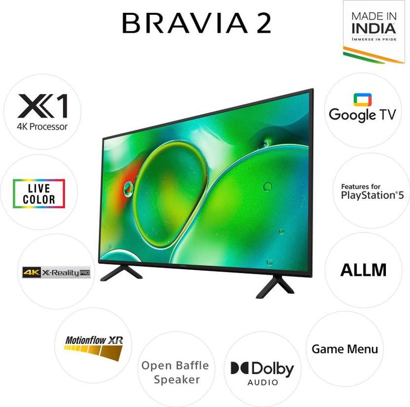 Sony Bravia 2 125.7 cm (50 inch) Ultra HD (4K) LED Smart Google TV (K-50S25)-2