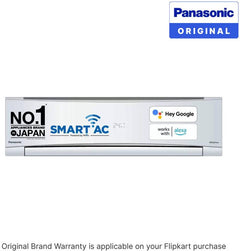 Panasonic 2023 Model 1 Ton 5 Star Split Inverter with Wi-fi with 4 Way Swing, PM 0.1 Air Purification Filter AC (CS-NU12YKY5W/CU-NU12YKY5W, White)-2