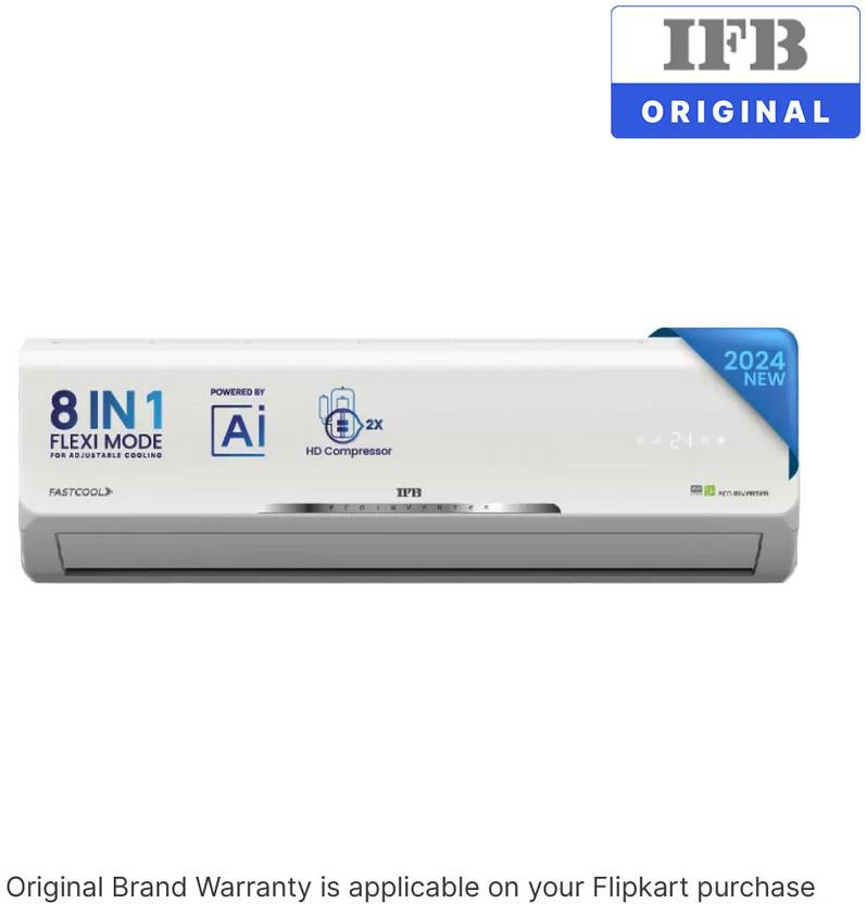 IFB 2024 Model 2 Ton 3 Star Split Inverter With Heavy Duty Cooling AC (CI2432D323G3, White)