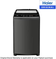 Haier 7 KG Oceanus wave drum, Softfall techonology Fully Automatic Top Load Washing Machine Grey (HWM70-708BKNZP)-2