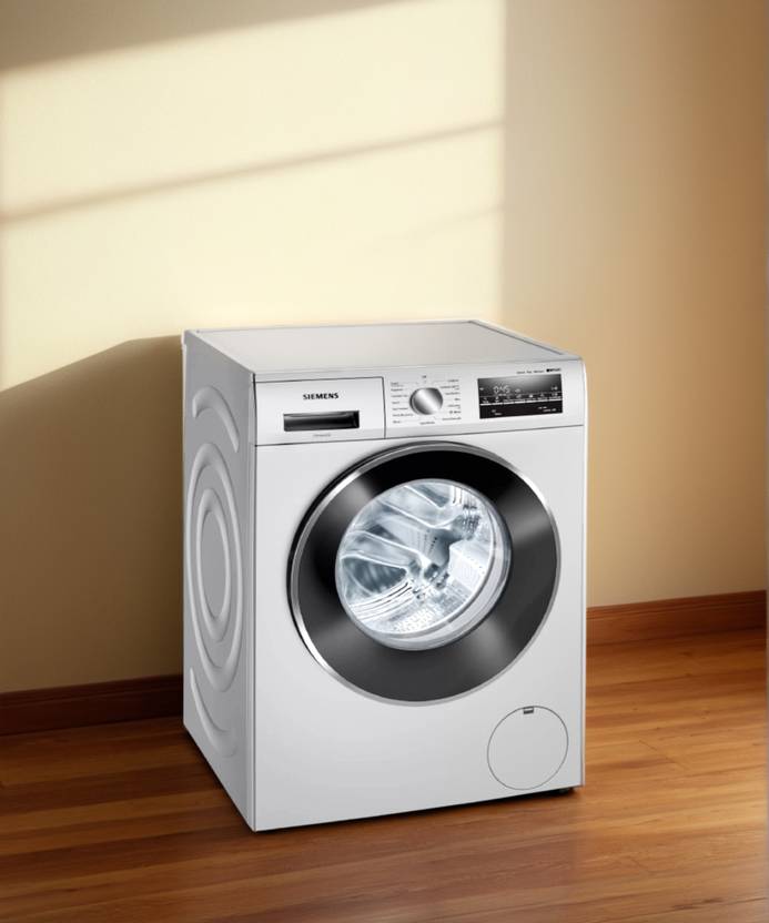 Siemens 8 kg Fully Automatic Front Load Washing Machine with In-built Heater Silver (WM14J46SIN)-3