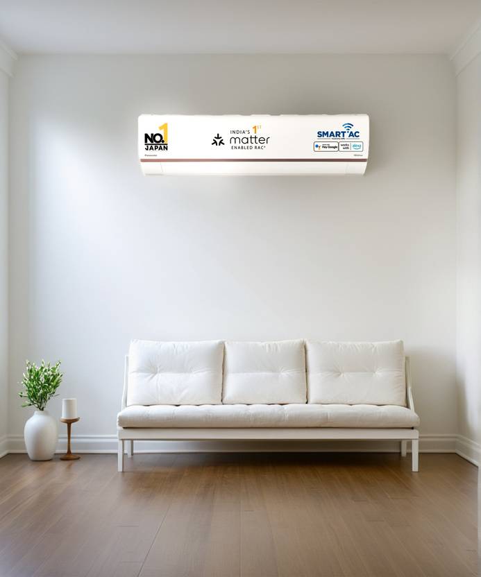 Panasonic 2023 Model 1 Ton 5 Star Split Inverter with Wi-fi 7 in 1 Convertible with True AI Mode, Matter Enabled AC (CS-XU12AKYF/CU-XU12AKYF, White)-3