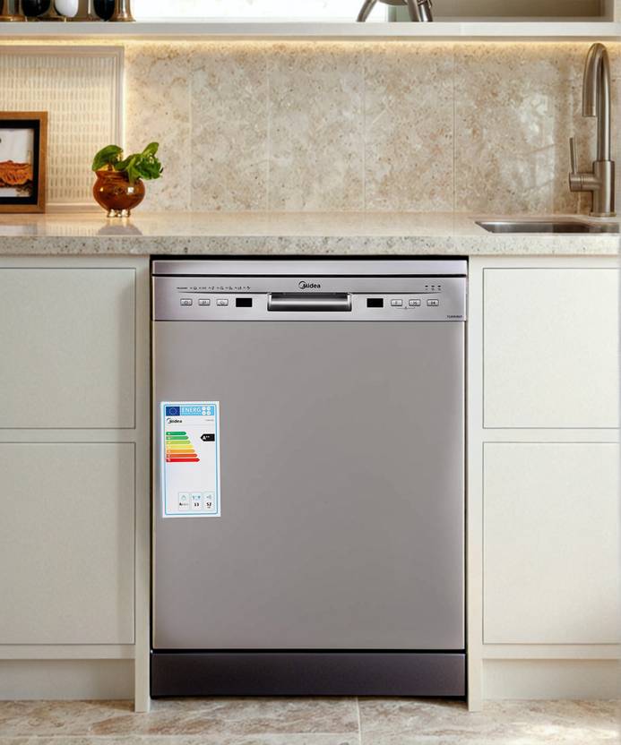 Midea TORRINO,WQP12-5201F Free Standing 13 Place Settings Intensive Kadhai Cleaning-3