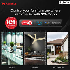 HAVELLS Inox UL BLDC 1200 mm Ceiling Fan-3