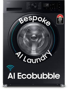 Samsung 12 kg Fully Automatic Front Load Washing Machine with In-built Heater Black, Grey (WW12DG5B24ABTL)