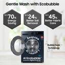Samsung 12 kg Fully Automatic Front Load Washing Machine with In-built Heater Black, Grey (WW12DG5B24ABTL)