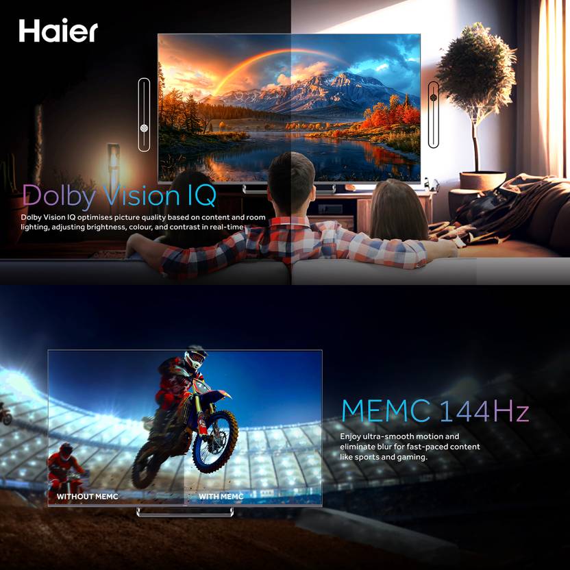 Haier 165 cm (65 inch) QLED Ultra HD (4K) Smart Google TV (H65S90EUX)-3