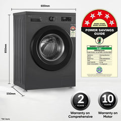 LG 9 kg 5 Star, Inverter Direct Drive Technology, 6 Motion DD, Reduce germs & allergens with steam cycles, In-built Heater, Touch Panel Fully (FHB1209Z2M)-4