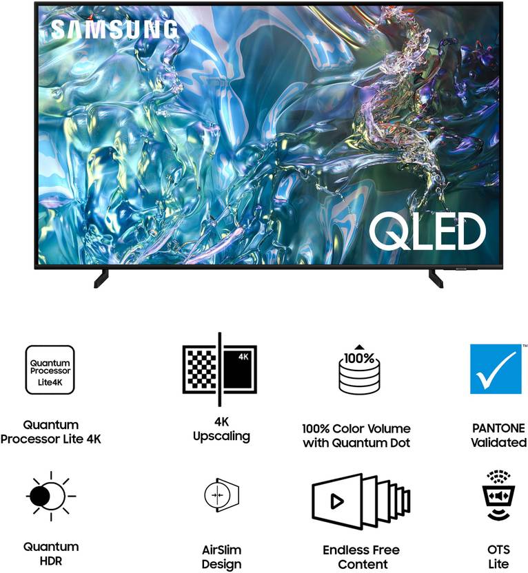 Samsung 165.1 cm (65 inch) QLED Ultra HD (4K) Smart Tizen TV with 2024 Model (QA65Q60DAULXL)-2