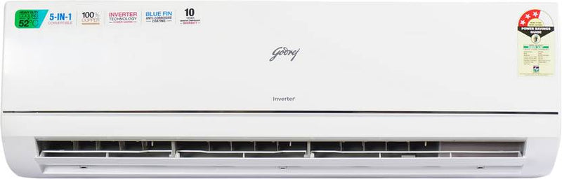 Godrej 2024 Model 1.5 Ton 3 Star Split Inverter AC (SIC 18TTC3-WYQ, White)-1