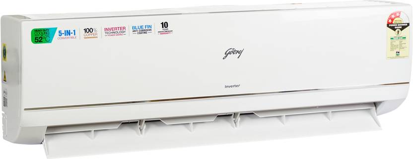 Godrej 2024 Model 1.5 Ton 3 Star Split Inverter AC (SIC 18TTC3-WYQ, White)-2