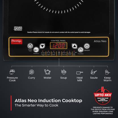 Prestige 1200 W Induction Cooktop Push Button
