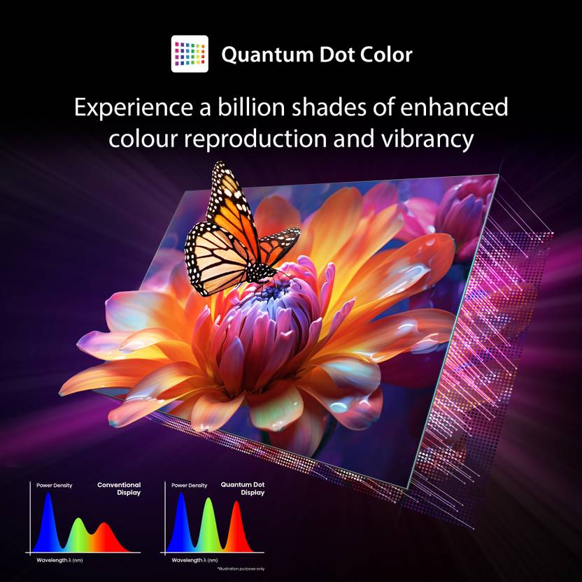 Toshiba 43M450RP 108 cm (43 inch) QLED Ultra HD (4K) Smart VIDAA TV with Quantum Dot Color-3