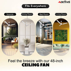 ACTIVA Apsa Deco 1200 MM Ceiling Fan-5