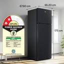 Godrej 308 L Frost Free Double Door 2 Star Refrigerator with Convertible 4-In-1 Refrigerator With 95%+ Food Surface Disinfection (Matt Black, RF EON 331B RCIT MT BK)