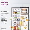 Godrej 308 L Frost Free Double Door 2 Star Refrigerator with Convertible 4-In-1 Refrigerator With 95%+ Food Surface Disinfection (Matt Black, RF EON 331B RCIT MT BK)