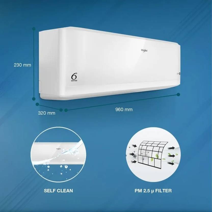 Whirlpool 2025 Model 2 Ton 3 Star Split Inverter AC (SAI20P35SEB0, White)-3