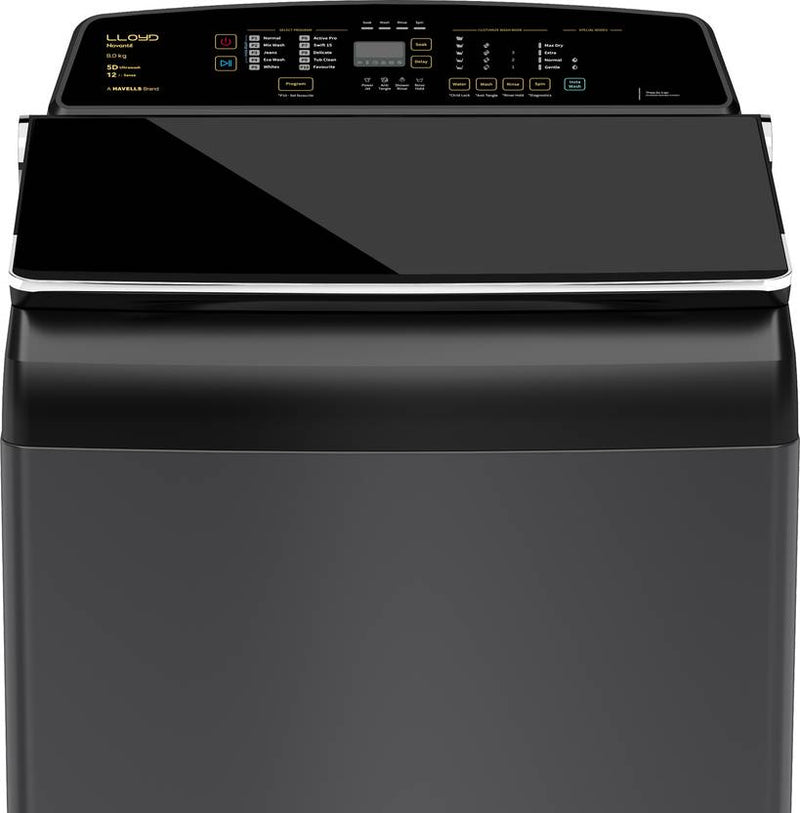 Lloyd 8 kg Fully Automatic Top Load Washing Machine Black (GLWT805N52EB)-2