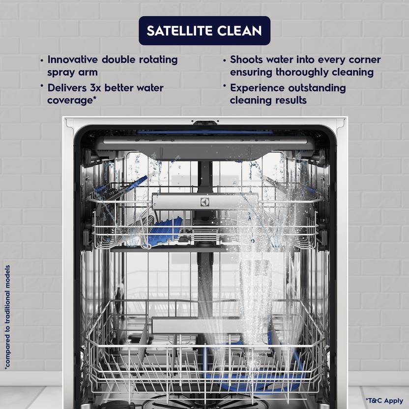 Electrolux ESZ69300SX Free Standing 15 Place Settings Dishwasher-4
