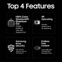 Samsung 139.7 cm (55 inch) QLED Ultra HD (4K) Smart Tizen TV with 2024 Model