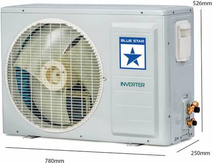 Blue Star 1.5 Ton 5 Star Split Inverter AC with Wi-fi Connect - White