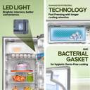 Haier 185 L Direct Cool Single Door 2 Star Refrigerator with DEFT TechnologyLarge Vegetable Box (Moon silver, HED-19TMS-N)
