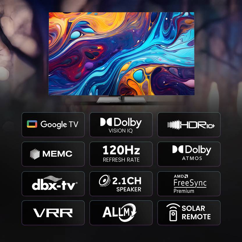 Haier C90 165 cm (65 inch) OLED Ultra HD (4K) Smart Google TV with Dolby Vision IQ (H65C90EUX)-2