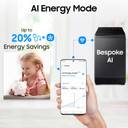 Samsung 12 kg 5 Star, AI Wash, Ecobubble, AI Energy Mode, AI VRT+, Super Speed, Soft Closing Door, Wi-Fi, Digital Inverter, Fully-Automatic Fully Automatic Top Load Washing Machine Grey, Black