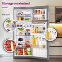 Godrej 308 L Frost Free Double Door 2 Star Refrigerator with Powered by AI Tech With 4-In-1 Convertible Modes And 95%+ Food Surface Disinfection (Steel Rush, RF EON 331B RCIT ST RH)