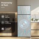 Godrej 308 L Frost Free Double Door 2 Star Refrigerator with Powered by AI Tech With 4-In-1 Convertible Modes And 95%+ Food Surface Disinfection (Steel Rush, RF EON 331B RCIT ST RH)