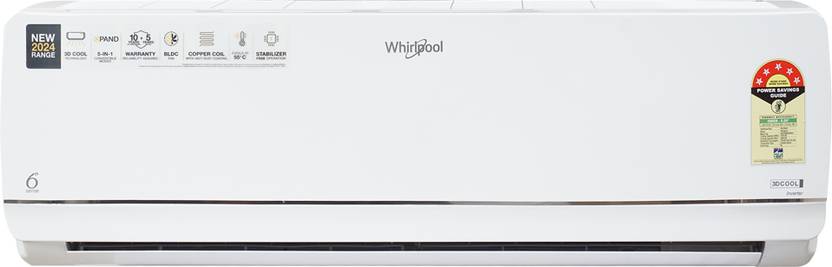 Whirlpool 2024 Model 1.5 Ton 5 Star Split Inverter AC (SAI8P54DEP0, White)-1