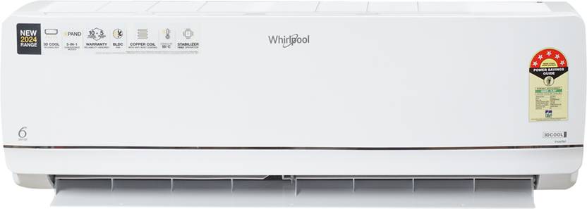 Whirlpool 2024 Model 1.5 Ton 5 Star Split Inverter AC (SAI8P54DEP0, White)