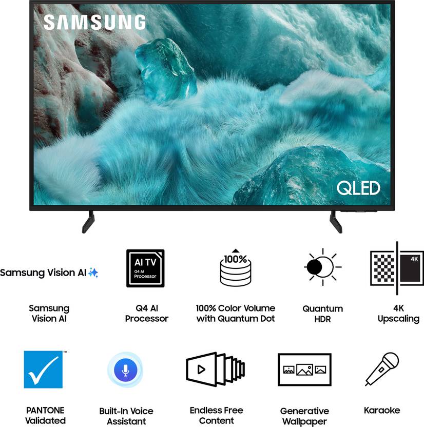 Samsung 108 cm (43 inch) QLED Ultra HD (4K) Smart Tizen TV (QA43Q7FAAULXL)-2