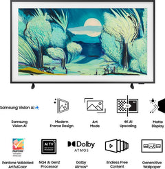Samsung The Frame Series 108 cm (43 inch) QLED Ultra HD (4K) Smart Tizen TV (QA43LS03FAULXL)-2