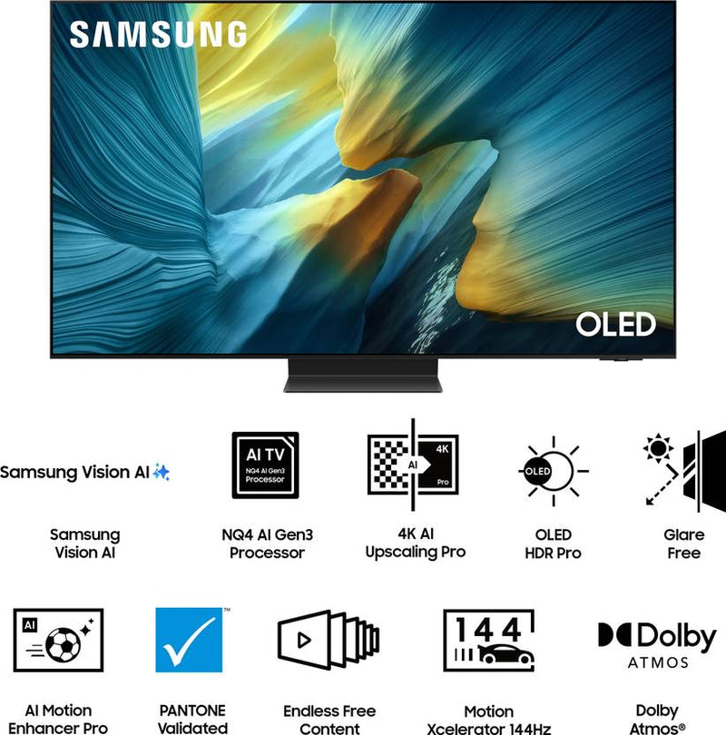 Samsung 195 cm (77 inch) OLED Ultra HD (4K) Smart Tizen TV (QA77S95FAULXL)-2