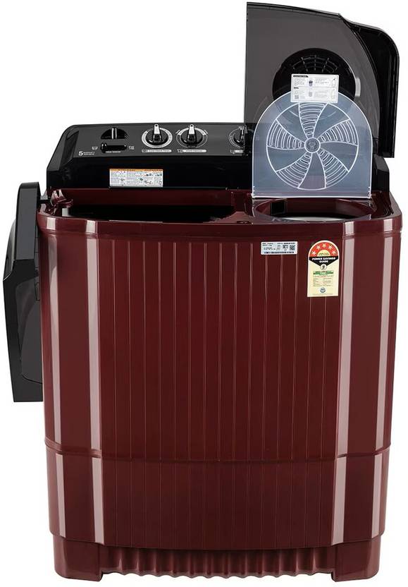 LG 8.5 kg Semi Automatic Top Load Washing Machine Red (P8535SDAZ)-2