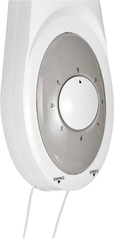 HAVELLS Swing Platina 400mm 55-Watt High Speed (White) Anti Rust 400 mm Wall Fan-6