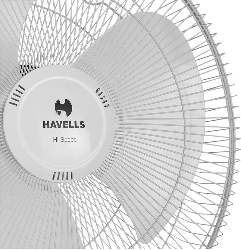 HAVELLS Swing Platina 400mm 55-Watt High Speed (White) Anti Rust 400 mm Wall Fan-4