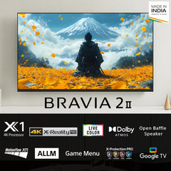 Sony 108 cm (43 inches) BRAVIA 2M2 Series 4K Ultra HD Smart LED Google TV K-43S22BM2
